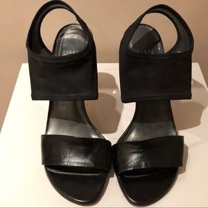 Stuart Weitzman Black open toed Heels